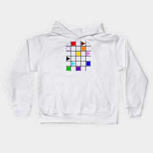 Deconstructed Pride Flag Kids Hoodie